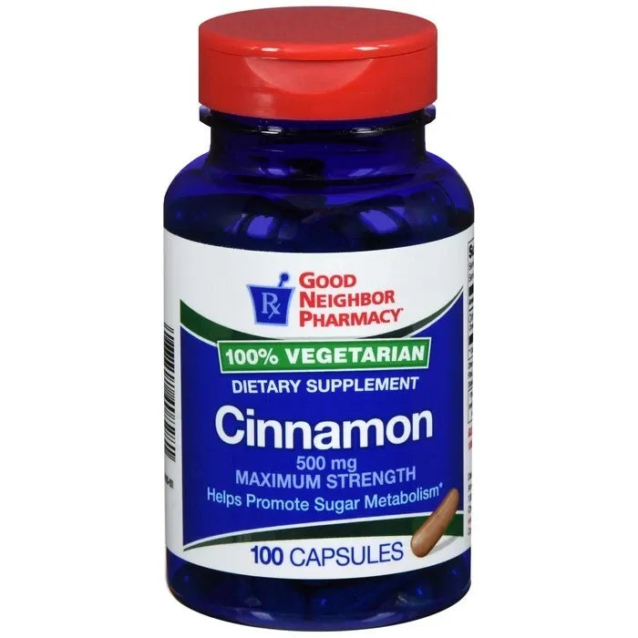 Cápsulas de Canela GNP de Máxima Potencia 500mg - 100 Conteos