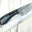 Artisan Crafted Damascus Steel Skinning Knife with Buffalo Horn Handle - Korvel