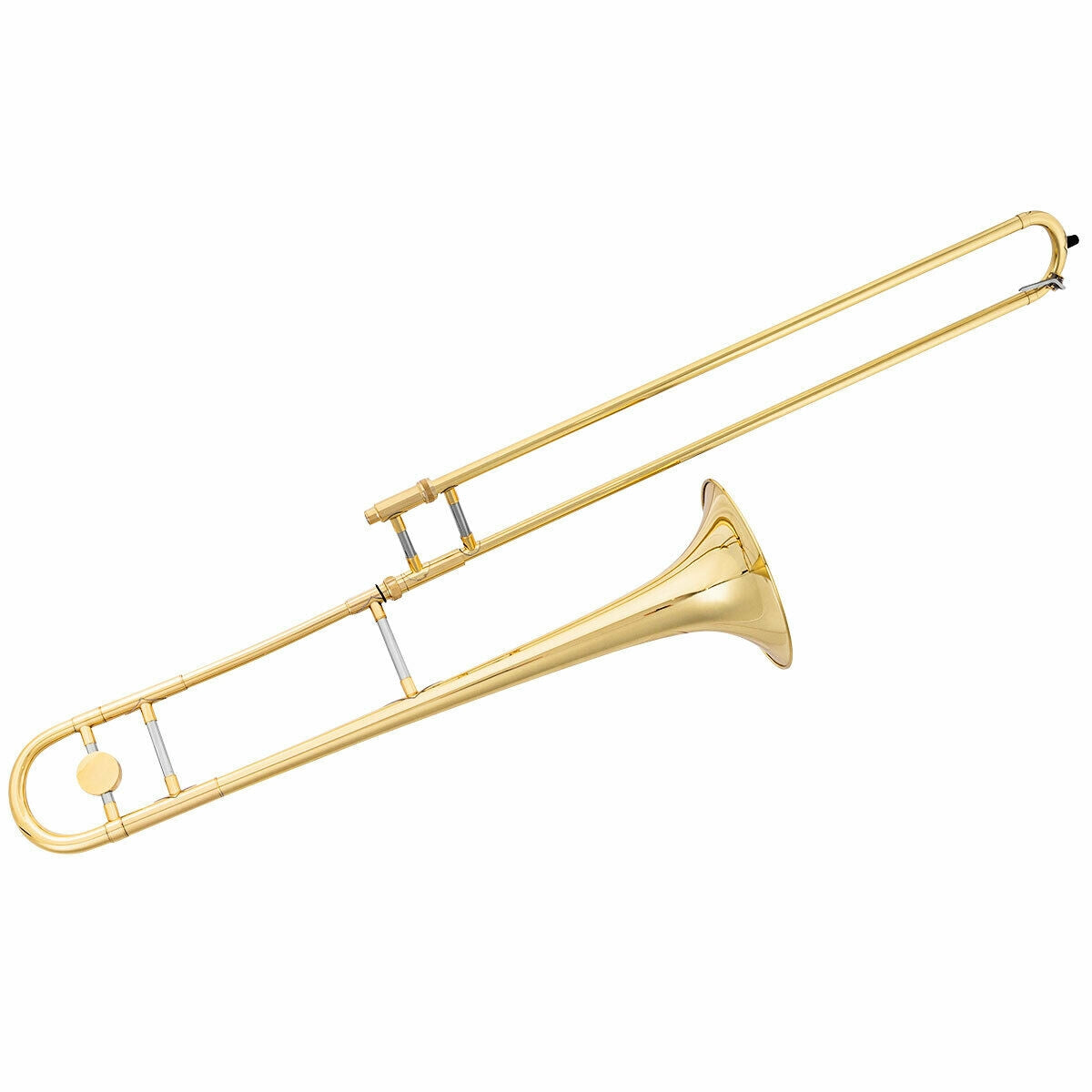 B Flat Trombone Golden Brass with Mouthpiece - Korvel