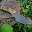 Premium Custom Damascus Steel Guthook Skinning Knife - Korvel