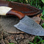 Artisan Crafted Damascus Steel Hunting Knife - Korvel