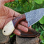 Artisan Crafted Damascus Steel Hunting Knife - Korvel