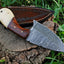Artisan Crafted Damascus Steel Hunting Knife - Korvel