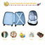 Gbruno Kids Luggage Set: 12" Backpack & 16" Rolling Suitcase