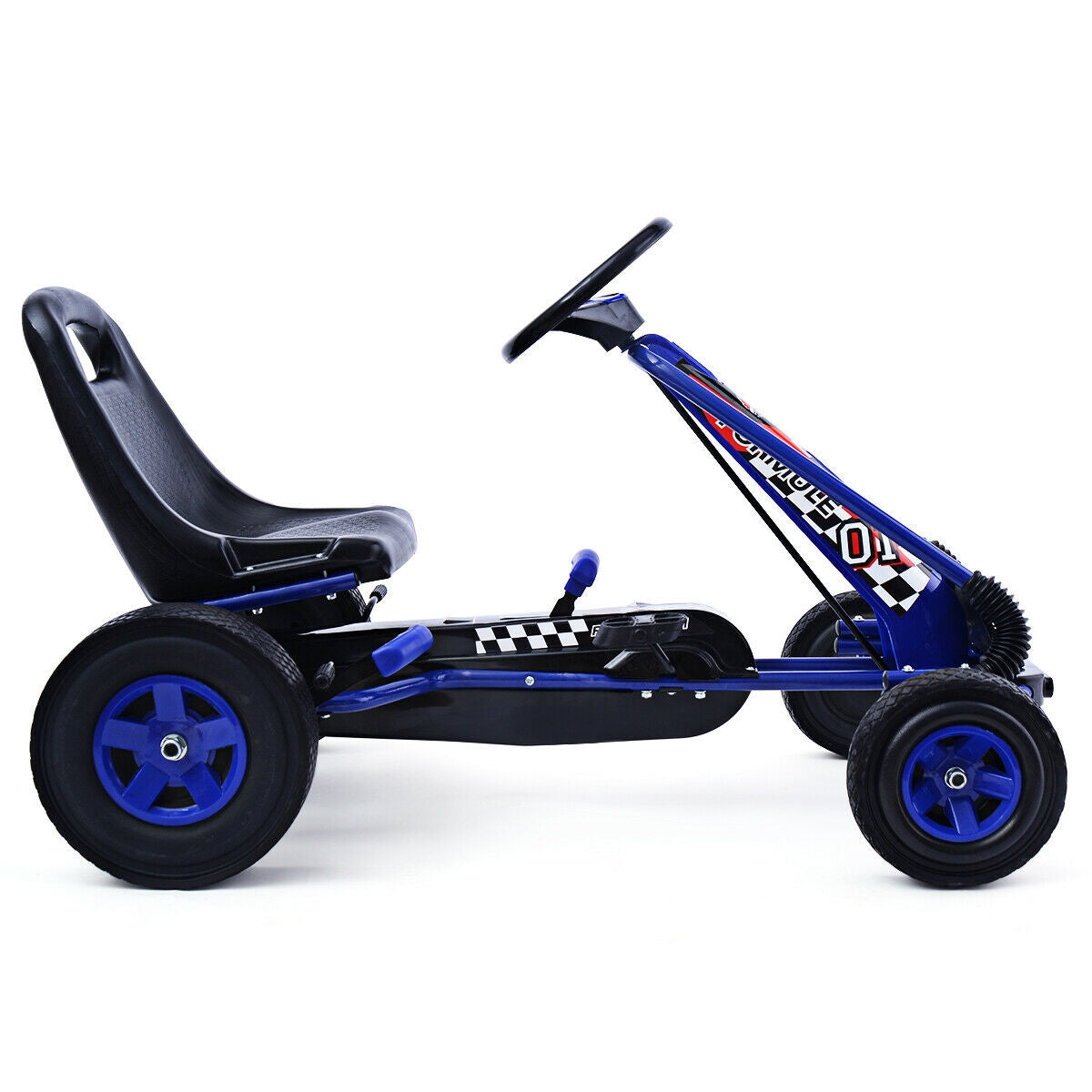 Gbruno Go Kart para Niños con Pedales - Azul