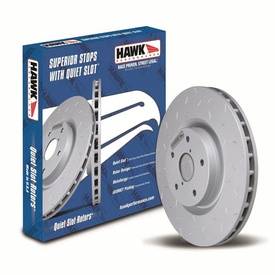 Hawk HUS8695 Quiet Slot Rotor for Enhanced Braking Performance - Korvel