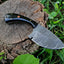 Premium Handmade Damascus Steel Skinning Knife for Outdoor Enthusiasts - Korvel