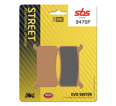 Plaquettes de frein frittées SBS 947SP pour motos haute performance