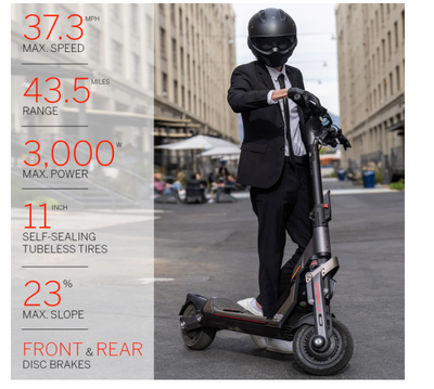 Segway SuperScooter GT1 - High-Performance Commuter E-Scooter - Korvel