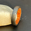 Eternal Bond Damascus Steel Commitment Ring with Wood Inlay by KBS Knives - Korvel