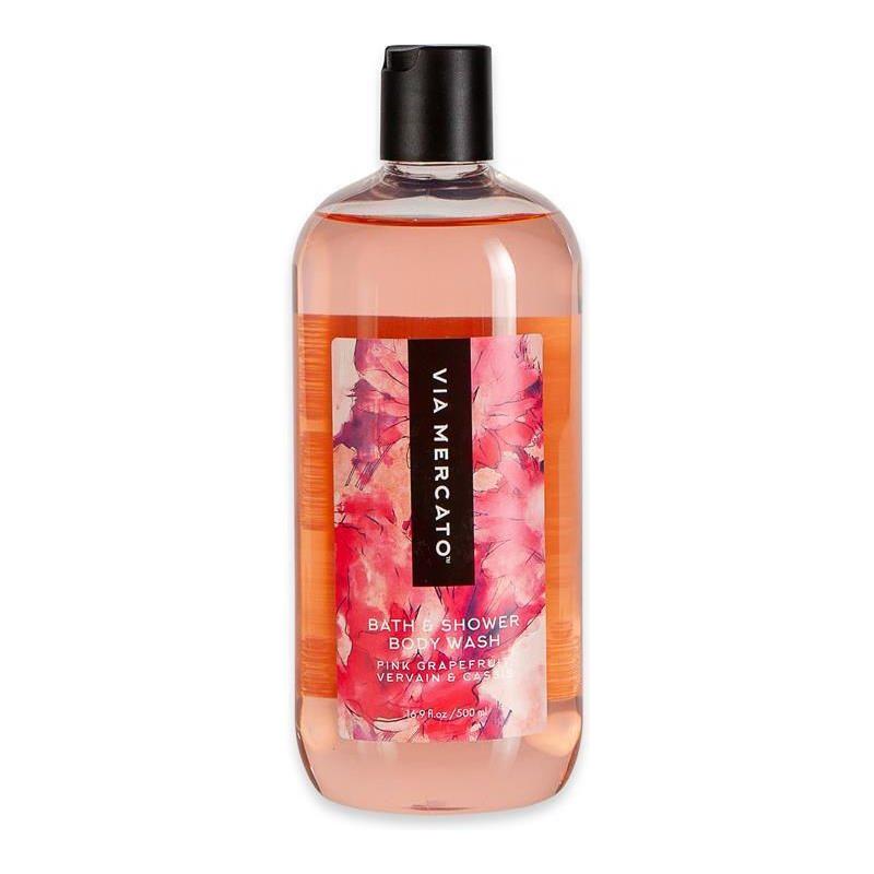 Gel de Ducha Via Mercato Pomelo Rosa, Verbena y Cassis - 16.9 Fl Oz