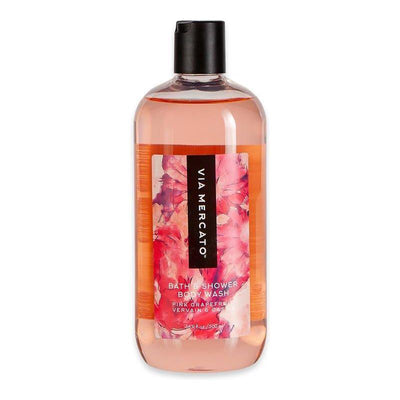 Via Mercato Pink Grapefruit, Vervain & Cassis Body Wash - 16.9 Fl Oz