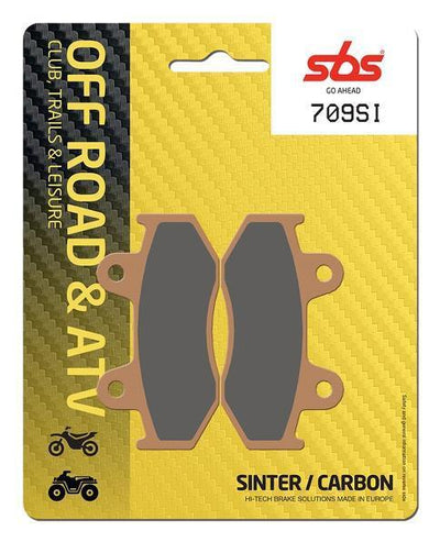 Plaquettes de frein Sinter avant et arrière SBS Offroad 709SI