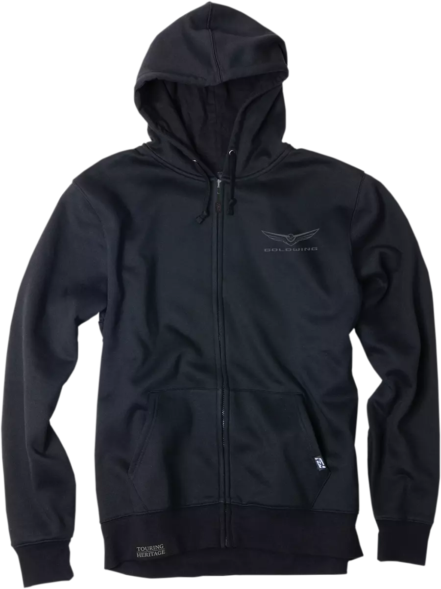 Factory Effex Goldwing Burst Zip-Up Hoodie - Medium Black - Korvel
