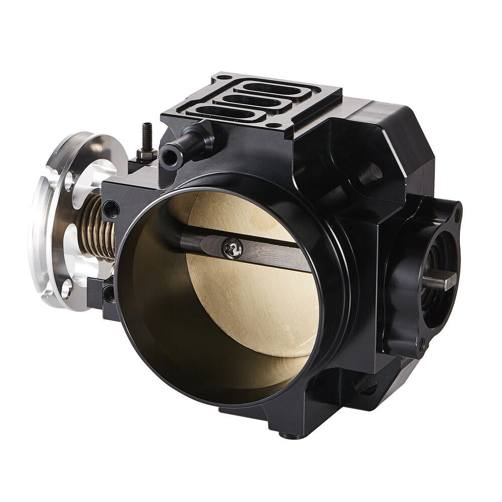 High-Performance 70mm Black Billet Aluminum Throttle Body for Honda K-Series Engines - Korvel