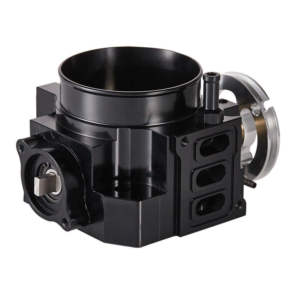 High-Performance 70mm Black Billet Aluminum Throttle Body for Honda K-Series Engines - Korvel