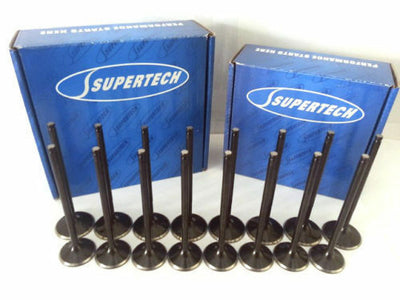 Supertech Subaru EJ20/EJ25 Performance Black Nitrided Intake Valve Set - +1mm Oversize - Korvel