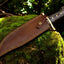 Premium Bowie Knife with D2 Steel Blade & Exotic Wood Handle - Korvel