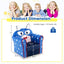 Sofa pour enfants Original avec accoudoirs et coussin épais - Bleu