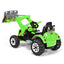 12V Battery Powered Kids Ride-On Dumper Truck - Green