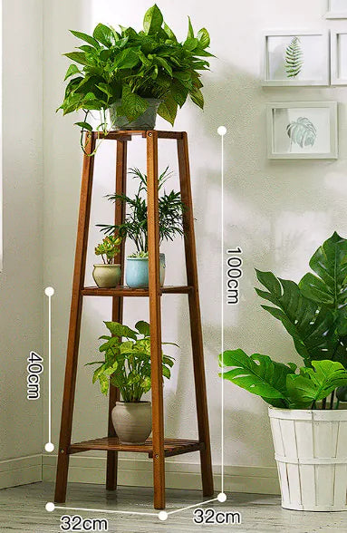 Elegant Multi-Tier Indoor Plant Stand for Living Rooms