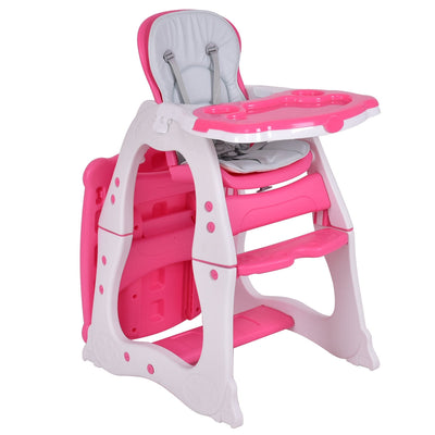 Ensemble de table et chaise pour nourrissons 3-en-1 Gbruno - Rouge