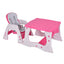 Gbruno 3-in-1 Infant Table and Chair Set - Red