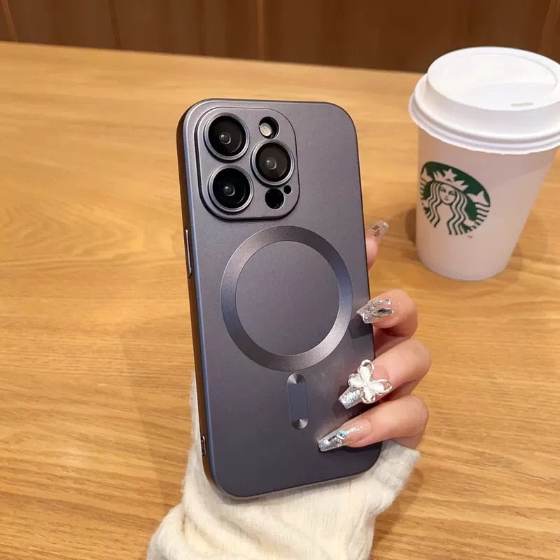 Funda Mate de Lujo para Carga Inalámbrica Magnética