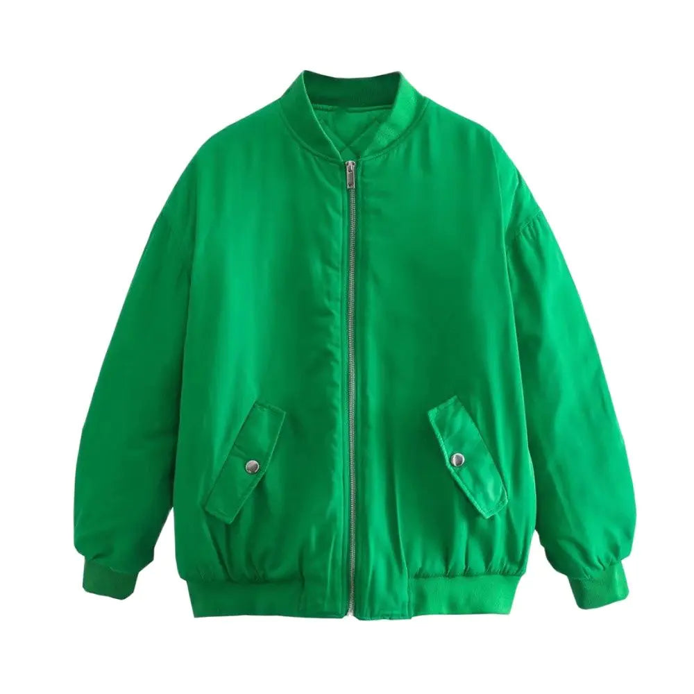 Chaqueta Bomber Premium con Cierre