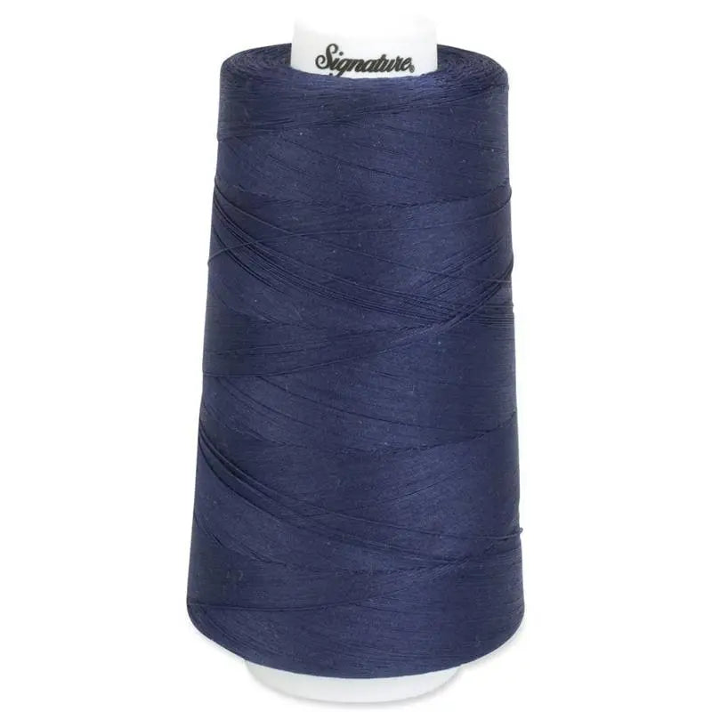 Fil en coton signature bleu marine - 3 plis, 3000 yards