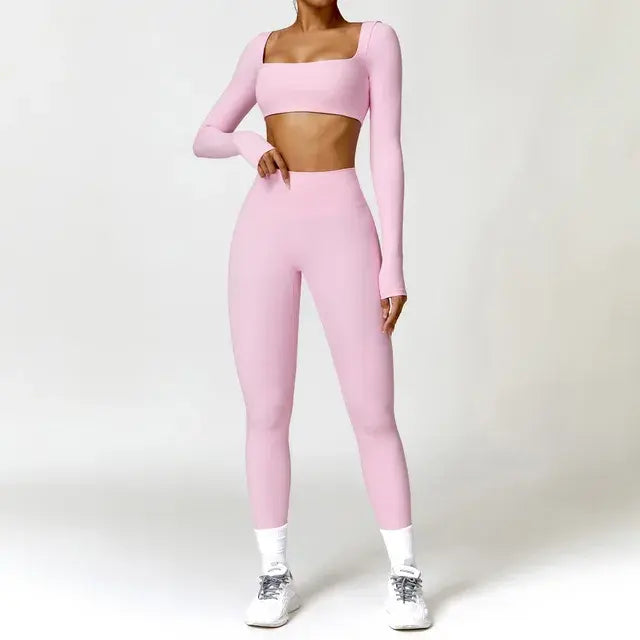 Conjunto de Yoga para Mujeres de 2 Piezas Premium
