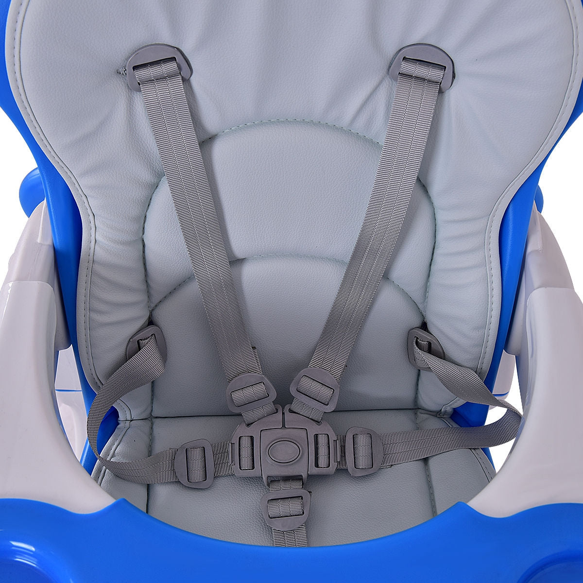 3-in-1 Convertible High Chair and Table Set - Blue