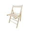Silla Plegable de Color Natural - Juego de 2