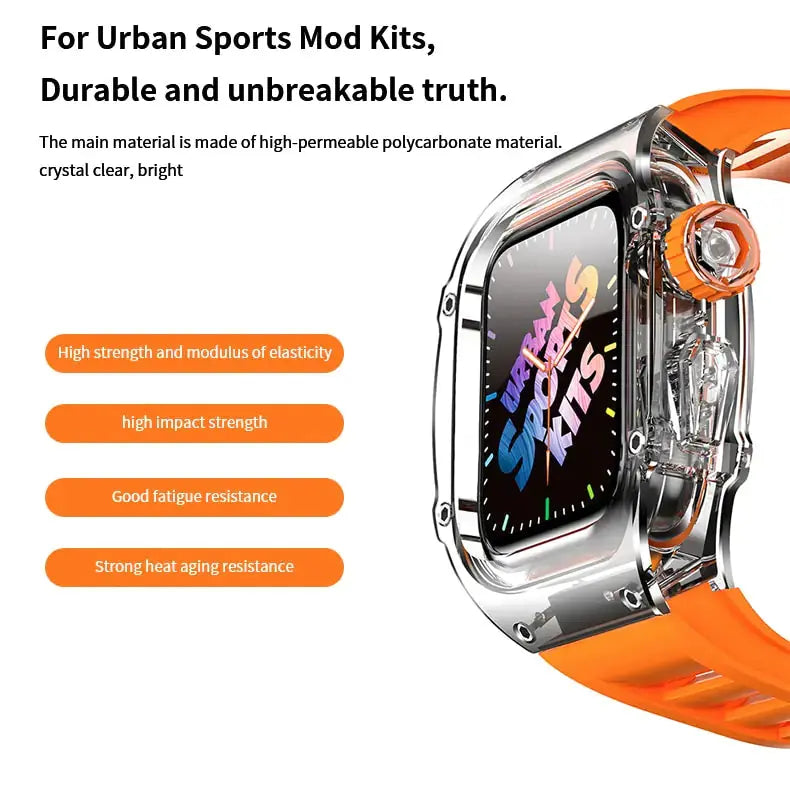 Kit MOD pour Apple Watch - Étui et Bracelet Protecteurs Premium