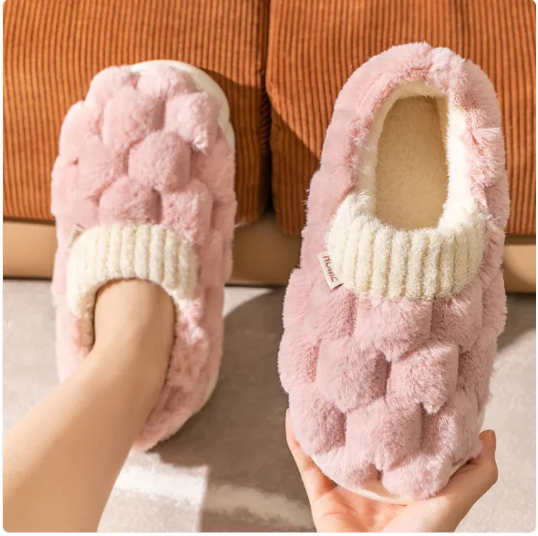 Zapatillas de Invierno de Algodón Acogedor para Mujeres