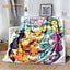 Couverture en Peluche Douce Pokemon - Confort Chaleureux et Vibrant