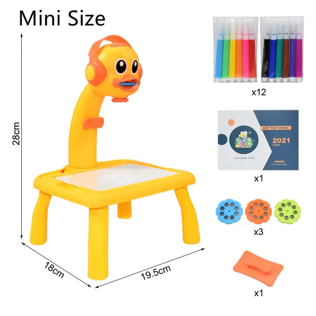 Set de tableau à dessin LED pour enfants créatifs