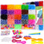 XKDOUS 21 Colors Rubber Band Bracelet Kit for Creative Fun