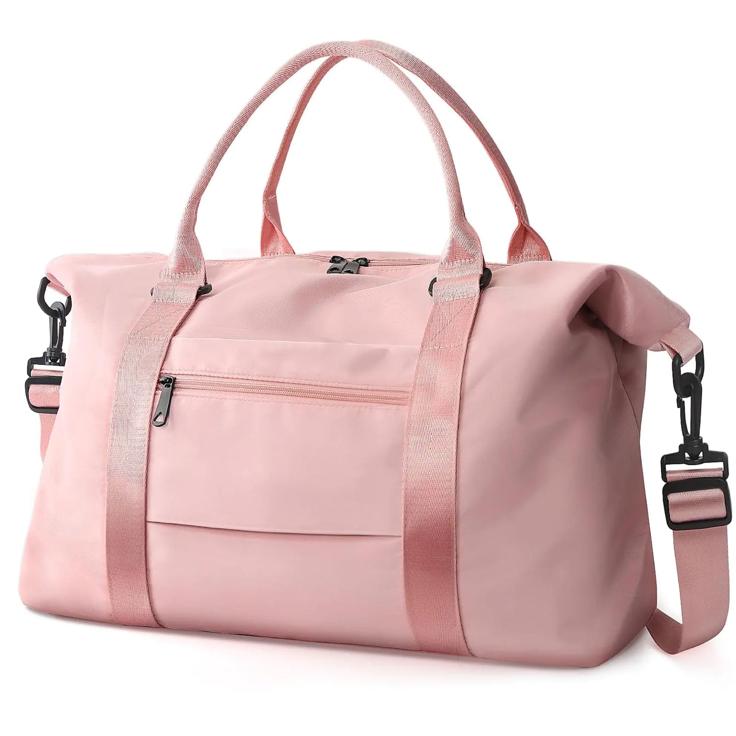 Premium Waterproof Travel Duffle Bag - Coral Pink