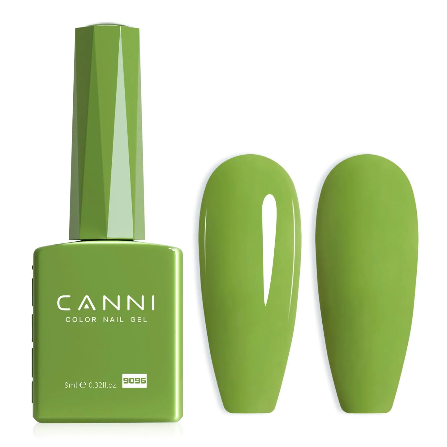 CANNI Vernis à Ongles Gel Pastel Lime Sage - Fini Brillant