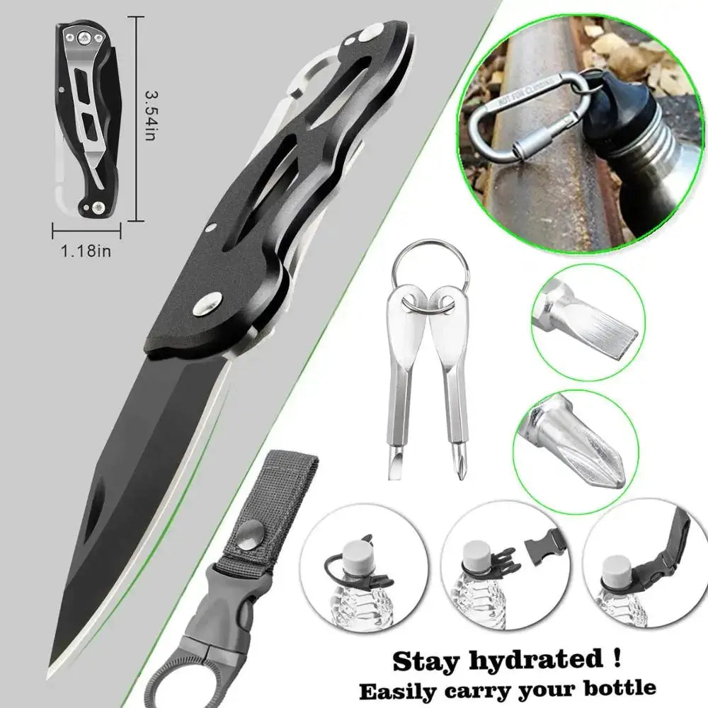 Kit de Supervivencia Premium para Aventuras al Aire Libre
