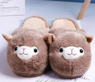 Chaussons en Alpaga Fluffy Luxueux