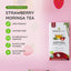 Organic Moringa Tea with Strawberry Flavor