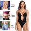 Deep V-Neck Shapewear Bodysuit for Women