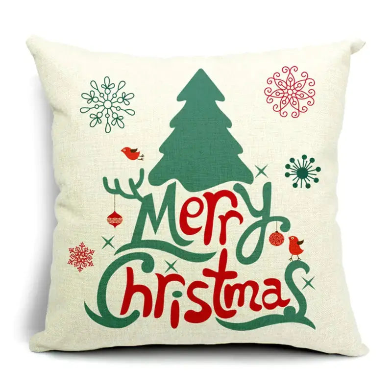Housses de coussin de Noël festives pour la décoration des fêtes