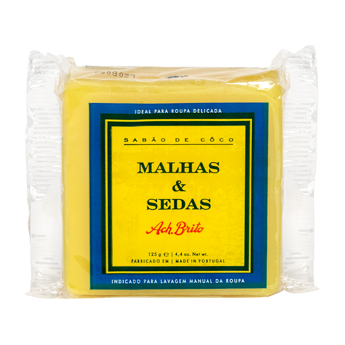 Jabón Ach Brito Malhas & Seda 4.4 Oz - Fórmula de Coco Lujosa