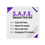 S.A.F.E. Seizure First Aid Magnet - Epilepsy Awareness Guide