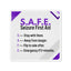 S.A.F.E. Seizure First Aid Magnet - Epilepsy Awareness Guide