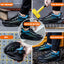 Safety shoes anti smashing anti piercing anti slip wear-resistant steel toe shoes lazy no tie safety shoes - Korvel