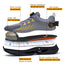 Safety shoes anti smashing anti piercing anti slip wear-resistant steel toe shoes lazy no tie safety shoes - Korvel
